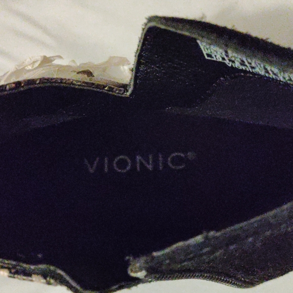 NWOT Women's Vionic Naomi Ankle Boots With Suede Upper and Snake Print Leather - Picture 7 of 8